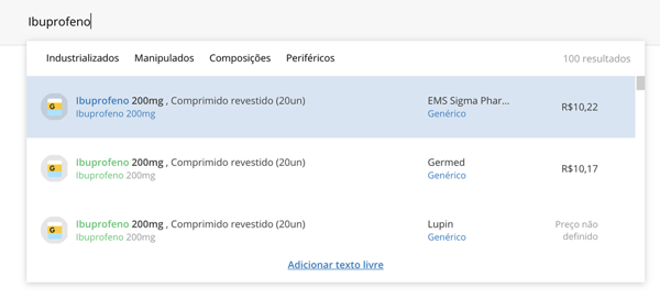 Prescrição de medicamentos com a integração Memed no Consultório Live.